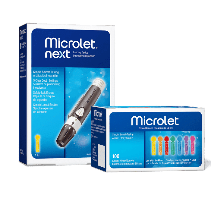 MICROLET NEXT lancing device 